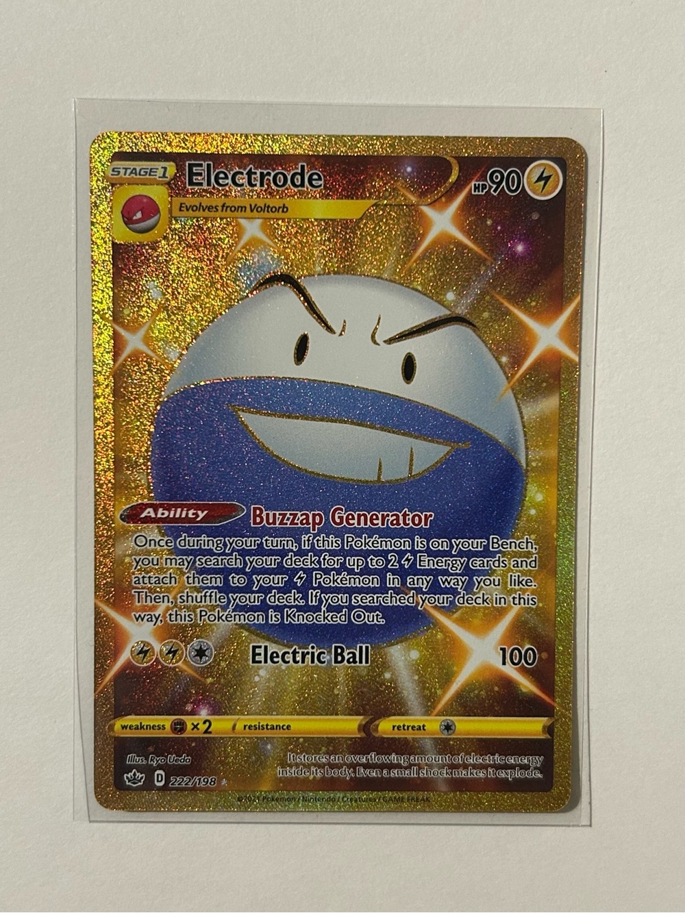 Electrode (Secret) Holo Pokémon card